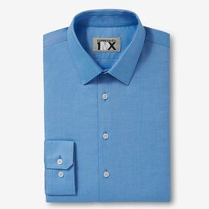 NWT - Express Extra Slim 1MX Shirt - Blue - Medium